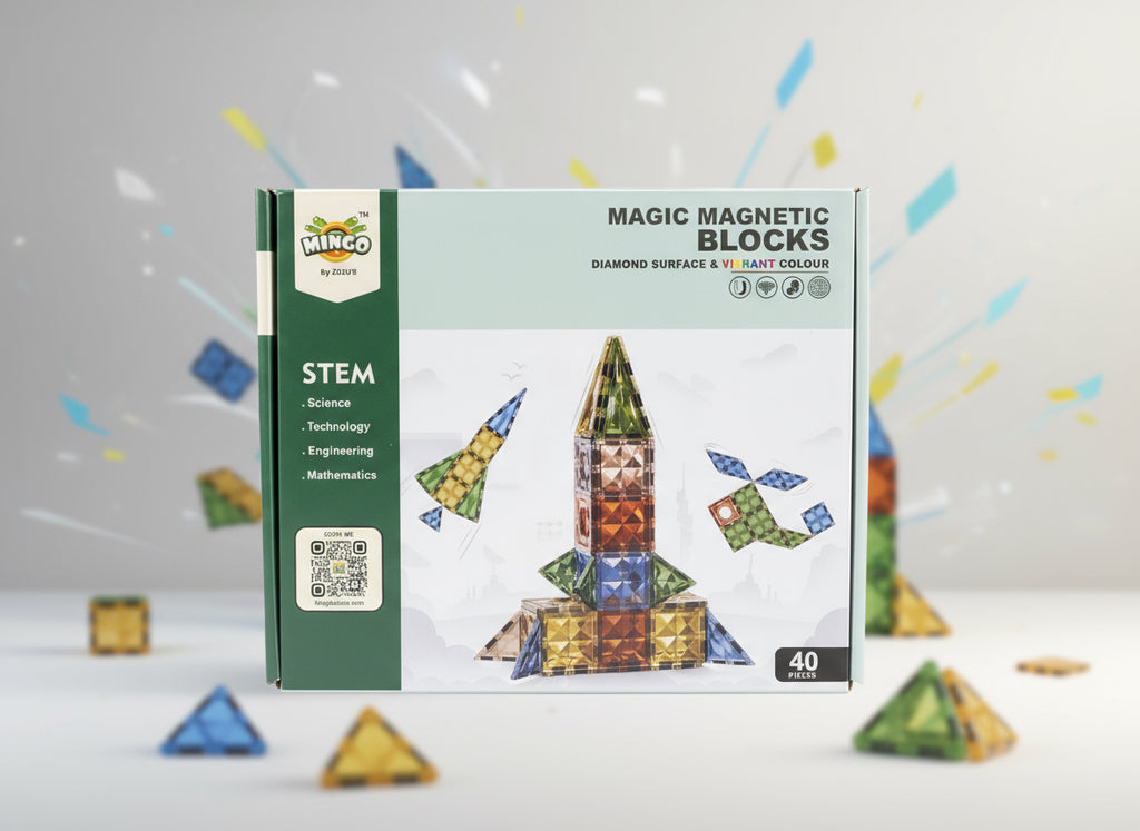 Magic Magnetic Tiles (40 pcs)