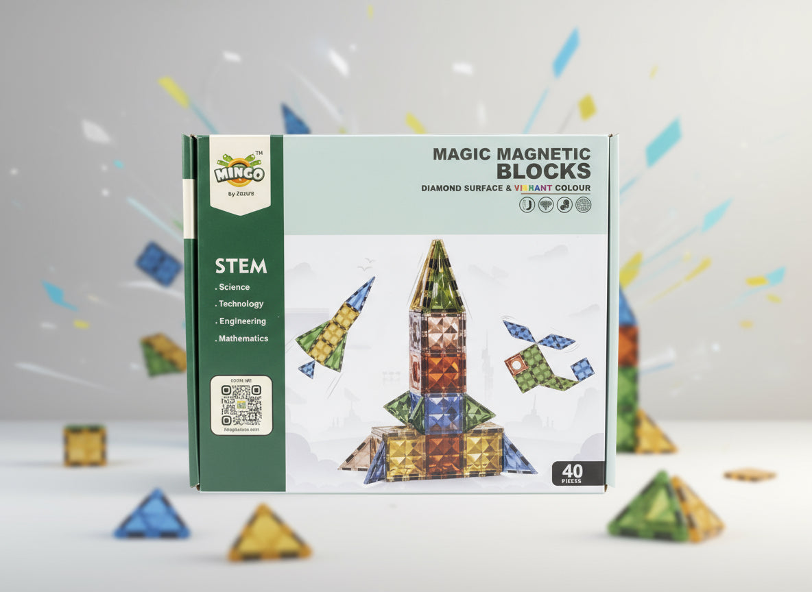 Magic Magnetic Tiles (40 pcs)